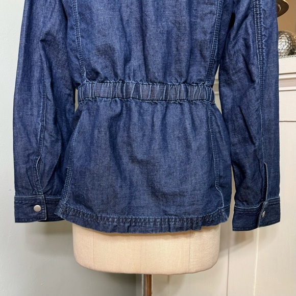 Talbots Denim Field Jacket Jean Jacket Medium - Picture 11 of 13